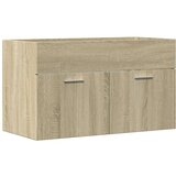 vidaXL Ormarić za umivaonik boja hrasta sonome 80x38,5x46 cm iverica | shoptok.hr