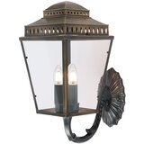 Elstead Lighting Elstead Mansion House Zunanja stenska svetilka s 3 lučmi, medeninasta, IP44, E14, (22100094) | Shoptok.si