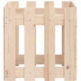  Vrtna sadilica s izgledom ograde 40x40x40 cm masivna borovina | shoptok.hr
