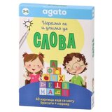 Agato Smart kid, kartice sa slovima, 40 kartica , 4 - 7 godina | ePonuda.com