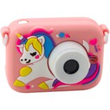 Lean_Toys Digitalni fotoaparat za otroke Samorog roza 48Mpx HD 1080P | Shoptok.si