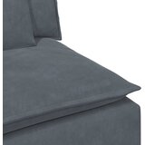  Modularni kauč s naslonom za ruke i jastucima tamno sivi 100 cm | shoptok.hr