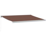vidaXL na ručno uvlačenje smeđa 450 x 300 cm | shoptok.hr