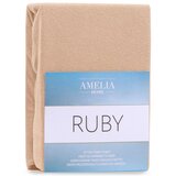 AmeliaHome Plahta s gumom Ruby 140-160x200 cm, cappuccino | shoptok.hr