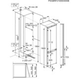 Aeg ugradbeni kombinirani hladnjak TCTCS191ES 188,4 cm No Frost 269 l Slike