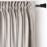 Restilo zasłona VELVET kolor ciepły beż szarfa upinająca styl klasyczny taśma materiał velvet 140x270 | shoptok.hr