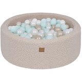 MeowBaby Sivi bazen s lopticama ø 90 cm visina 30 cm – u