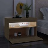 TV ormarići s LED svjetlima 2 kom boja hrasta 60 x 35 x 40 cm | shoptok.hr