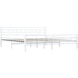  Okvir za krevet bijeli metalni 200 x 200 cm | shoptok.hr