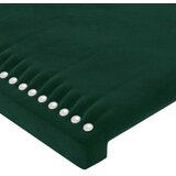  LED uzglavlje tamnozeleno 100x5x78/88 cm baršunasto | shoptok.hr