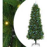vidaXL Božićno drvce s 300 LED svjetlima s stalakom Zelena 240 cm PE | shoptok.hr