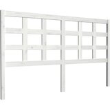 Maison Chic posteljno vzglavje - vzglavna omarica - nočna omarica belo 165,5x4x100 cm trdna borovina, (21705769) Cene