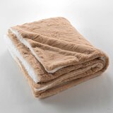Douceur d intérieur Svjetlo smeđa deka od mikropliša 180x220 cm Foxy – Cijene