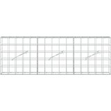  Gabion s žicom debljine 3,5 mm i mrežom 10x10 cm 150x10x50 cm | shoptok.hr