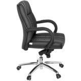 MID.YOU Pisarniški Stol Xxl G 100, Črna | Shoptok.si