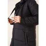 Bigdart T5120 Hooded Long Puffer Hijab Coat - Black | Shoptok.si