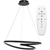 Toolight Stropna svjetiljka Hanging Loop LED + Remote APP796-cp crna | shoptok.hr