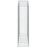  Gabionska košara s lukom200x50x180/200 cm pocinčano željezo | shoptok.hr