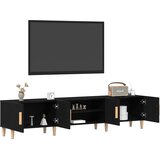 TV ormar Crni hrast 180 x 31,5 x 40 cm Konstruirano drvo | Eponuda.ba