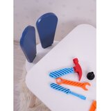 Hanah home dečiji sto i stolica bunny one chair set blue white
