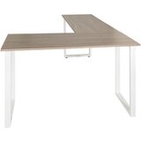 MID.YOU Kotna Pisalna Miza Workspace Basic I, Siva, Bela | Shoptok.si