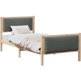  Okvir za krevet Tamno siva 100 x 200 cm tkanina | shoptok.hr