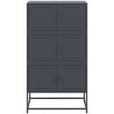  Komoda antracit 68,5 x 38,5 x 123,5 cm čelična | Eponuda.ba