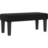  Krevet s oprugom s madracem i klupom Crna 90x200 cm Tkanina | shoptok.hr