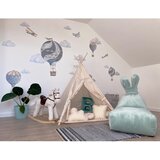 The Brooklyn Kids Mentolno zelena otroška vreča za sedenje Funny Bunny – | Shoptok.si