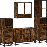 vidaXL 4-dijelni set kupaonskog namještaja boja hrasta drveni | shoptok.hr