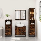  4-dijelni set kupaonskog namještaja boja hrasta drveni | shoptok.hr