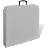  Sklopivi vrtni stol 122 cm HDPE bijeli | Eponuda.ba