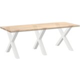  Noge za blagovaonski stol X-oblikovane 3 kom Bijele 90 x (72-73) cm Čelične | Eponuda.ba