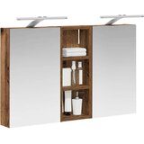  Komplet omaric za kopalnico z LED lučmi 3 pcs 80 x 10,5 x 50 cm, (5000245018) | Shoptok.si