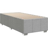 vidaXL Krevet s oprugama i madracem svjetlosivi 100x200 cm od tkanine | shoptok.hr