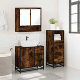  3-dijelni set kupaonskog namještaja boja hrasta drveni | shoptok.hr