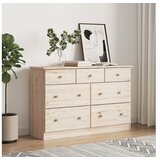 vidaXL Ladičar ALTA 112 x 35 x 73 cm od masivne borovine | shoptok.hr