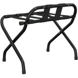  Stalak za prtljagu s naslonom crni 56 x 39 x 52 cm | shoptok.hr