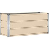 Cvetlično korito Slonokoščena 100 x 40 x 45 cm Jeklo, (5000207389) | Shoptok.si