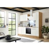 RESPEKTA Kuhinjski Blok Premium Marleen 250cm, Bela, Barva Hrasta | Shoptok.si