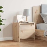vidaXL Nočna omarica 40x30,5x40 cm trdna borovina | Shoptok.si