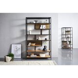 Livetastic REGAL 120/201/38 cm zelena, črna, barve akacije | Shoptok.si