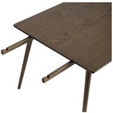 Unique Furniture Rjava raztegljiva jedilna miza z mizno ploščo v hrastovem dekorju 190x90 cm Barrali – | Shoptok.si