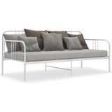  Okvir za krevet na razvlačenje bijeli metalni 90 x 200 cm | shoptok.hr