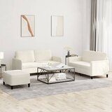  3-dijelni set sofa krem baršunasti | shoptok.hr