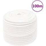 vidaXL Vrv za čoln popolnoma bela 12 mm 100 m polipropilen Cene