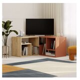 Hanah home tv polica glis sapphire oak cinnamon | ePonuda.com