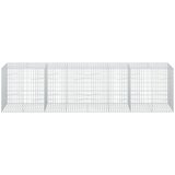  Gabion s žicom debljine 3,5 mm i mrežom 5x10 cm 400x100x100 cm | shoptok.hr