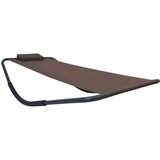 vidaXL Vrtni ležaj smeđi 200 x 90 cm čelični Cijene