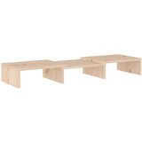  Stalak za monitor 60 x 24 x 10,5 cm od masivne borovine | shoptok.hr